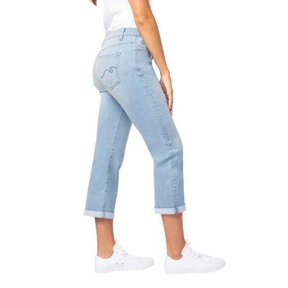 NWOT Santana Denim Capris | Light Denim - Picture 2 of 5